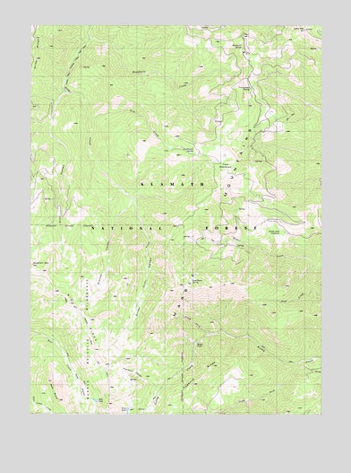 Grider Valley, CA USGS Topographic Map