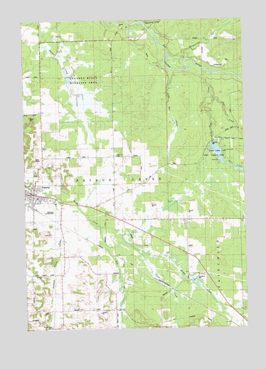 Augusta East, WI USGS Topographic Map