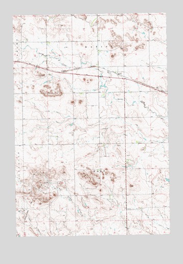 Griffin, ND USGS Topographic Map