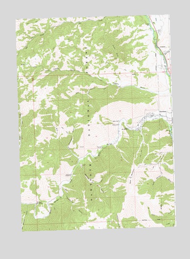 Griffin Butte, ID USGS Topographic Map
