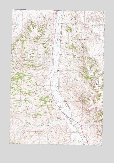 Griffin Coulee NE, MT USGS Topographic Map