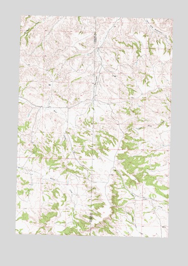 Griffin Coulee SW, MT USGS Topographic Map