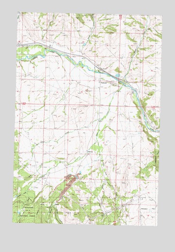 Griffin Creek, MT USGS Topographic Map