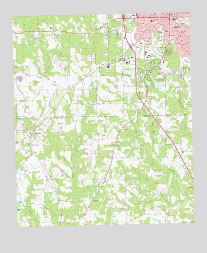 Griffin South, GA USGS Topographic Map