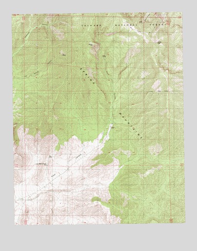 Griffith Peak, NV USGS Topographic Map
