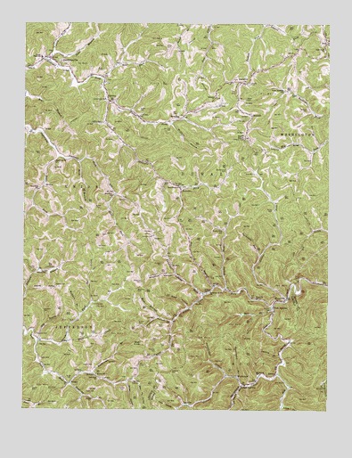 Griffithsville, WV USGS Topographic Map