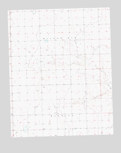 Griggs NW, OK USGS Topographic Map
