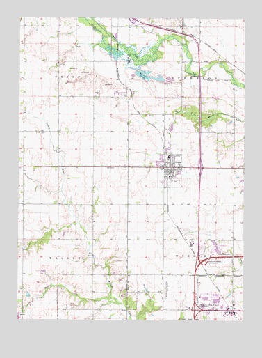 Grimes, IA USGS Topographic Map