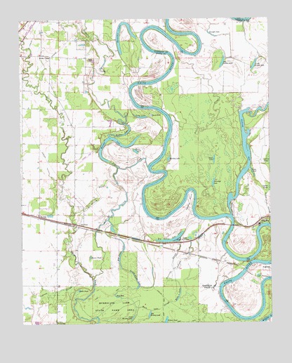 Augusta SW, AR USGS Topographic Map