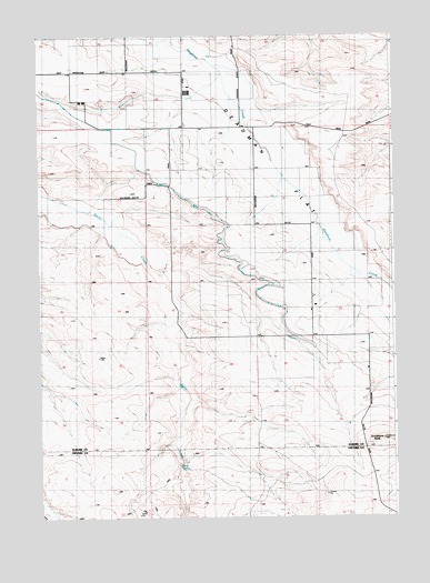 Grindstone Butte, ID USGS Topographic Map