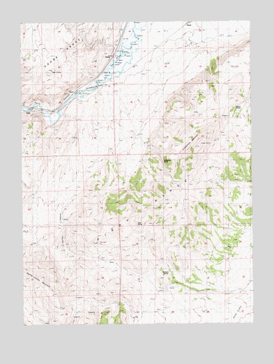 Grindstone Mountain, NV USGS Topographic Map