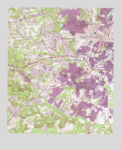 Augusta West, GA USGS Topographic Map