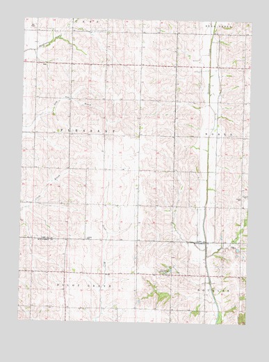 Griswold NE, IA USGS Topographic Map