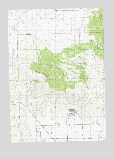Grizzly Mountain, OR USGS Topographic Map