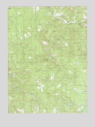 Grizzly Peak, OR USGS Topographic Map