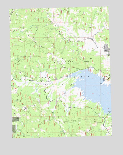 Grizzly Valley, CA USGS Topographic Map