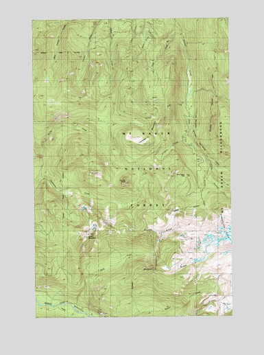Groat Mountain, WA USGS Topographic Map