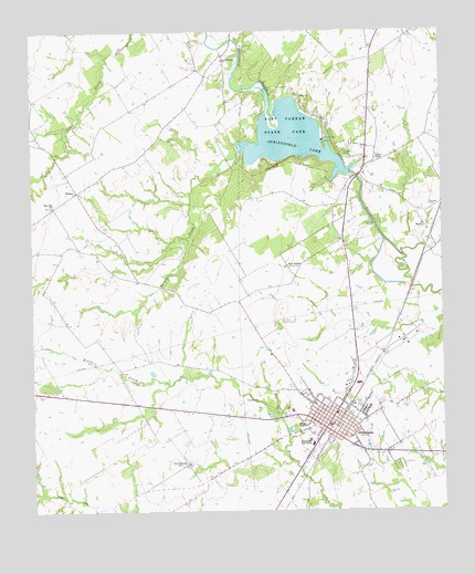 Groesbeck, TX USGS Topographic Map