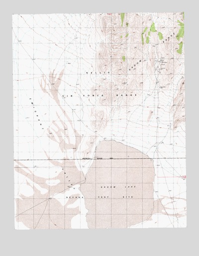 Groom Mine, NV USGS Topographic Map