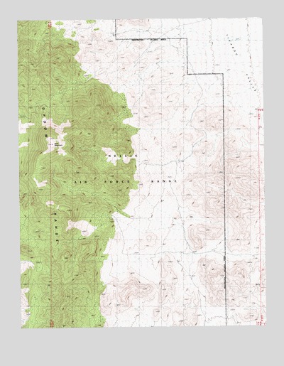 Groom Range, NV USGS Topographic Map