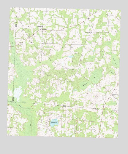 Grooverville, GA USGS Topographic Map