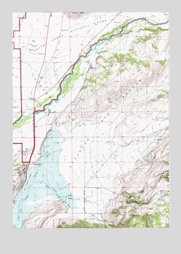 Gros Ventre Junction, WY USGS Topographic Map