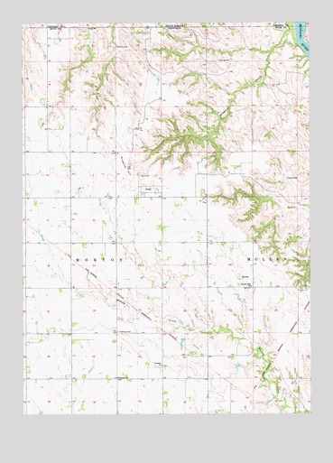 Gross, NE USGS Topographic Map