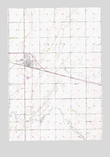 Groton, SD USGS Topographic Map