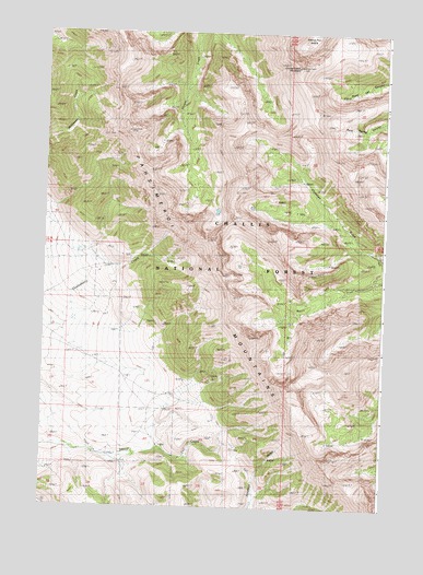 Grouse Creek Mountain, ID USGS Topographic Map