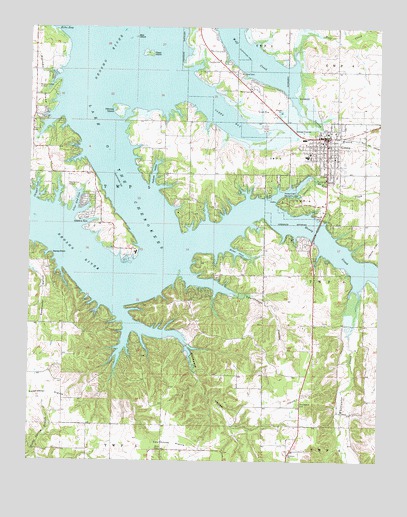Grove, OK USGS Topographic Map