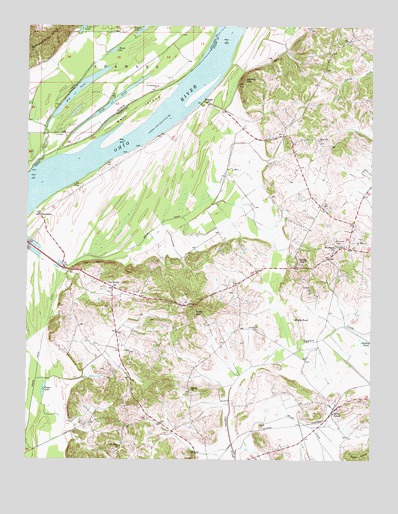 Grove Center, KY USGS Topographic Map