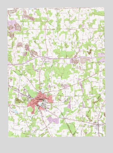 Grove City, PA USGS Topographic Map