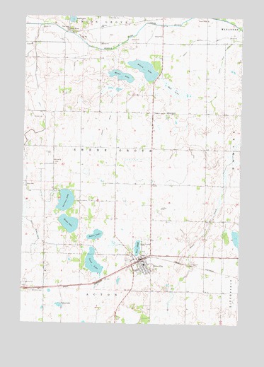 Grove City, MN USGS Topographic Map