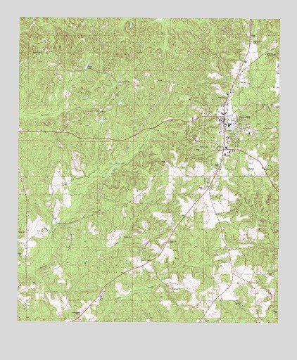 Grove Hill, AL USGS Topographic Map