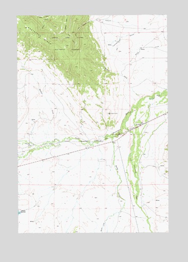 Groveland, MT USGS Topographic Map