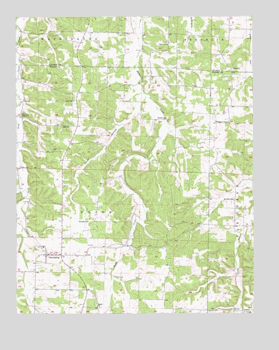 Grovespring, MO USGS Topographic Map