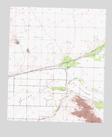 Growler, AZ USGS Topographic Map