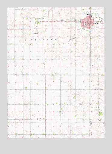 Grundy Center, IA USGS Topographic Map