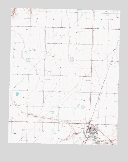 Gruver, TX USGS Topographic Map