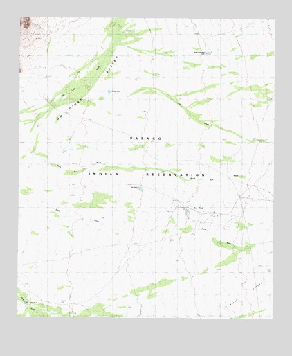 Gu Oidak, AZ USGS Topographic Map