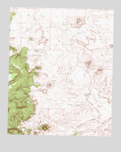 Guadalupe, NM USGS Topographic Map