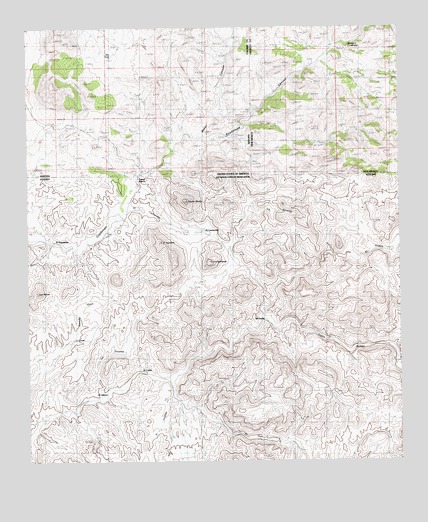 Guadalupe Canyon, AZ USGS Topographic Map