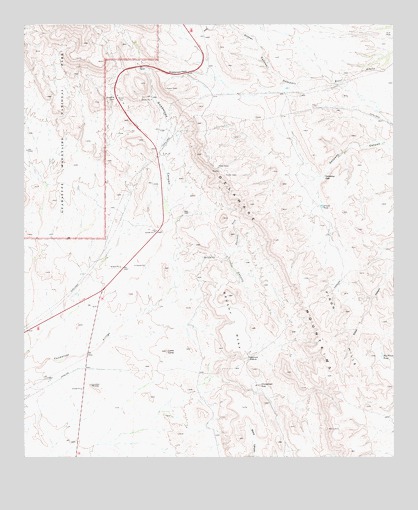 Guadalupe Pass, TX USGS Topographic Map