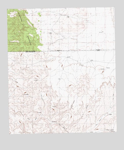 Guadalupe Pass, NM USGS Topographic Map