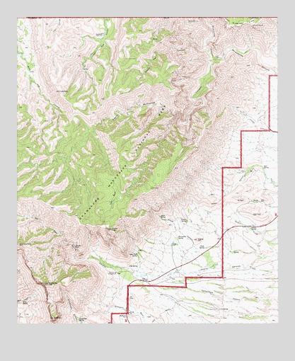 Guadalupe Peak, TX USGS Topographic Map