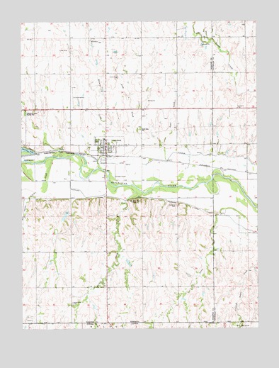 Guide Rock, NE USGS Topographic Map
