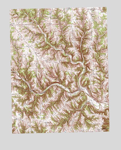 Guilford, IN USGS Topographic Map