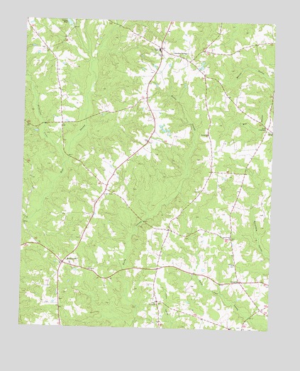 Aurelian Springs, NC USGS Topographic Map
