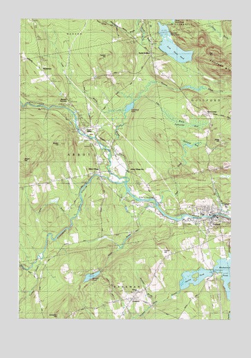 Guilford, ME USGS Topographic Map