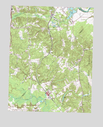 Guinea, VA USGS Topographic Map